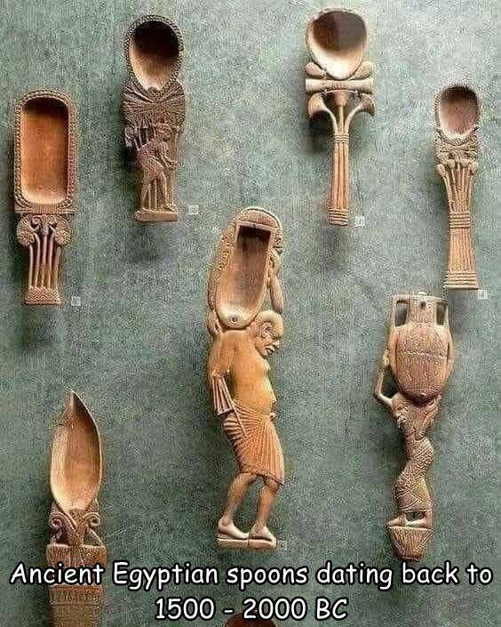 Images, Pictures, Memes - ancient egyptian spoons - Ancient Egyptian spoons dating back to 15002000 Bc