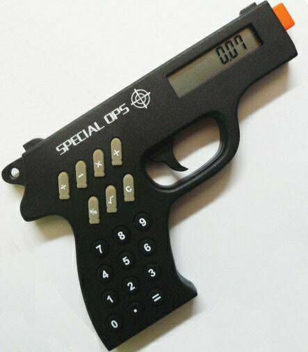 funny and cool pics - calculator with gun - Special Ops Bra 7 8 9 2 3 nnn Uui