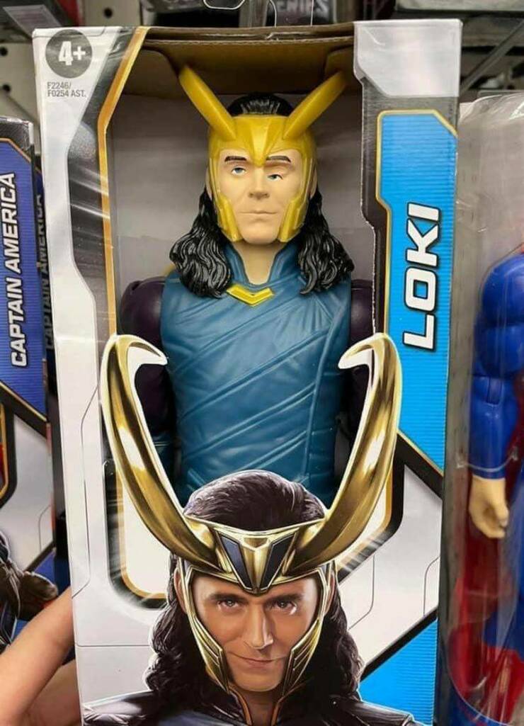 daily dose of random pics - Avengers Loki Titan Hero Action Figure - Captain America America Loki F0254 Ast 17