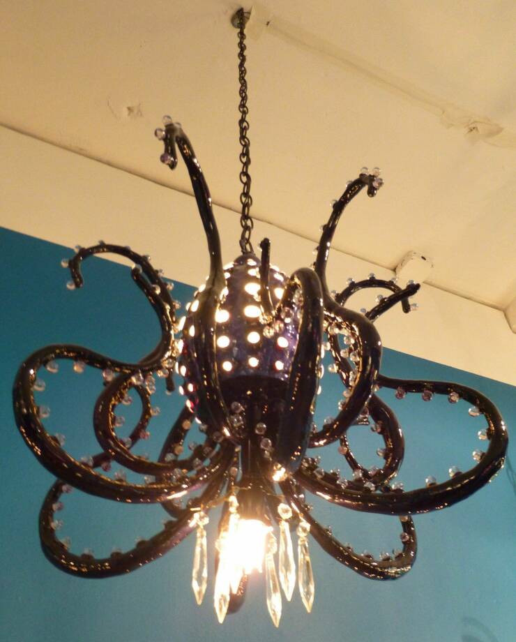 daily dose of randoms - adam wallacavage octopus chandelier