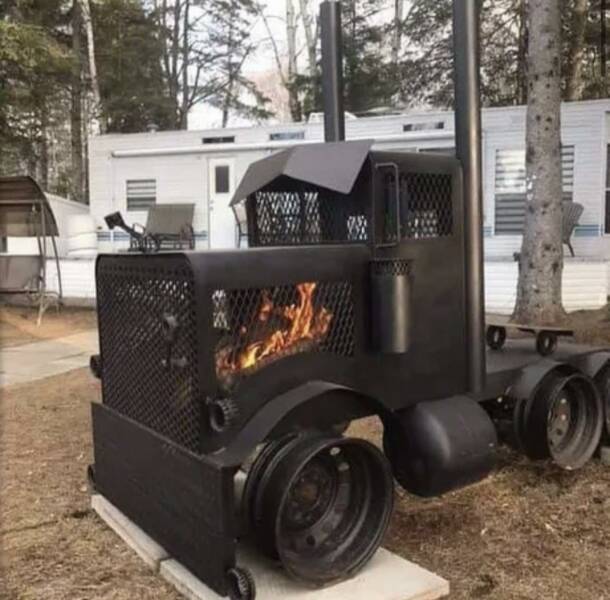 daily dose of randoms - truck fire pit - Ndx