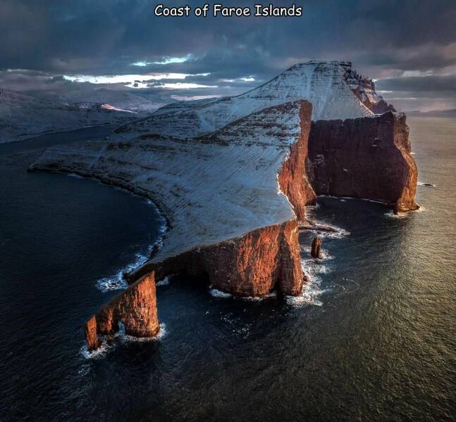 cool pics and photos - promontory - Coast of Faroe Islands