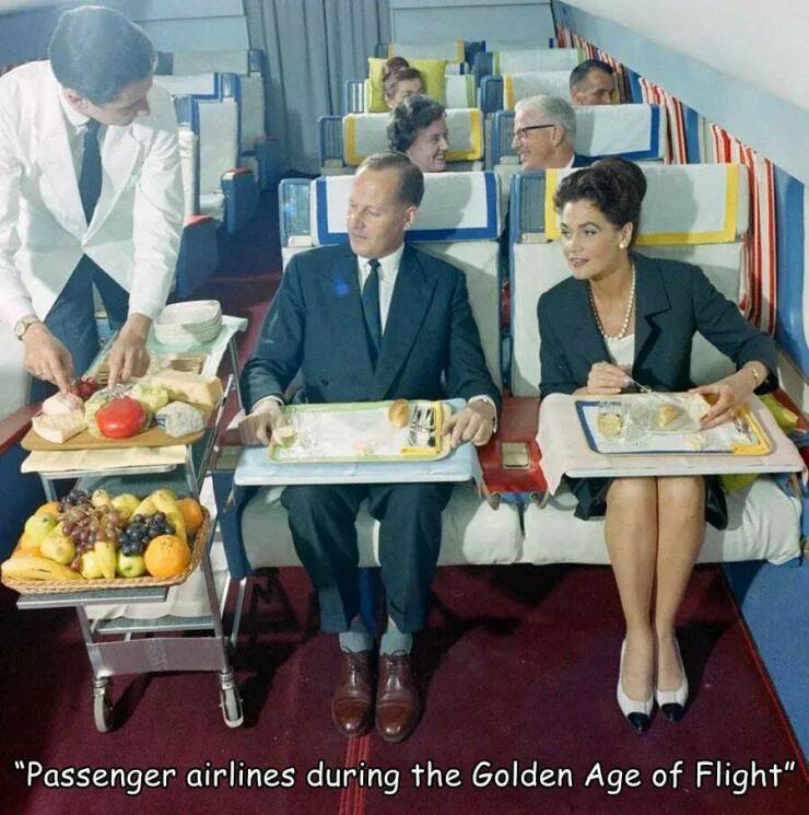 cool random pics - first class 1960s - 10 "Passenger airlines during the Golden Age of Flight"