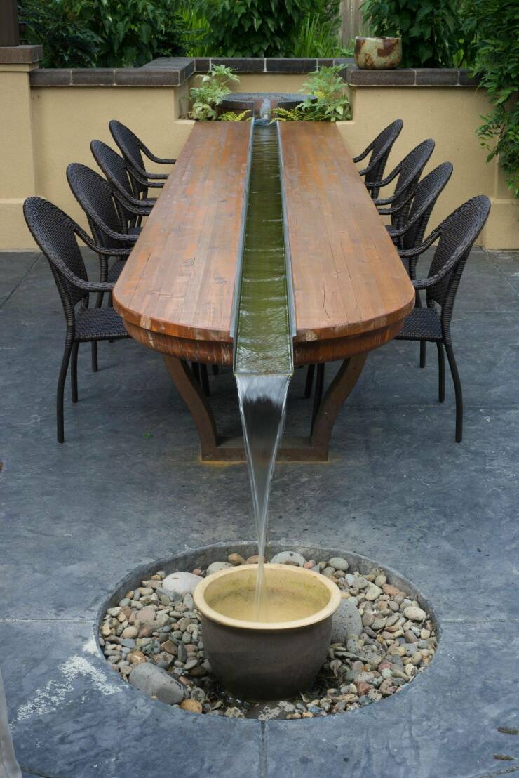 cool random pics - water feature table