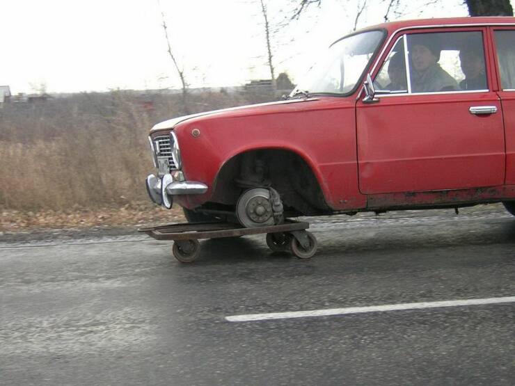 cool random pics - funny car repairs