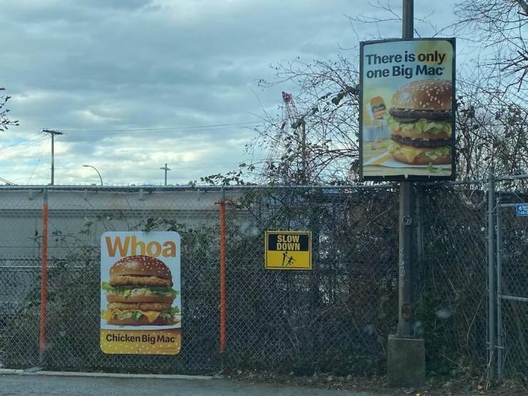 cool random pics - wall - Whoa Chicken Big Mac Slow Down It There is only one Big Mac 1442