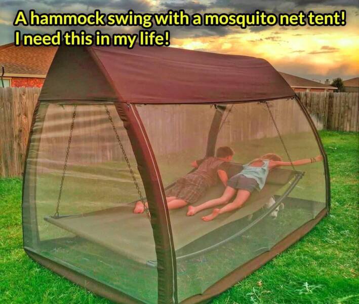 tent with hammock inside - Ahammockswing with a mosquito net tent! I need this in my life! Chevoorsno