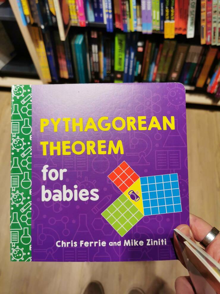 cool random pics - material - Omm Ah Pythagorean Theorem for babies Chris Ferrie and Mike Ziniti