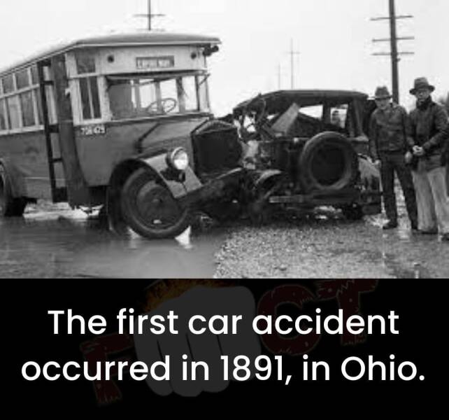 cool random pics - tire - 7509 The first car accident occurred in 1891, in Ohio.