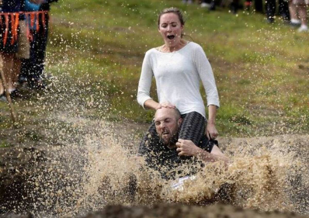 wife carrying competition maine