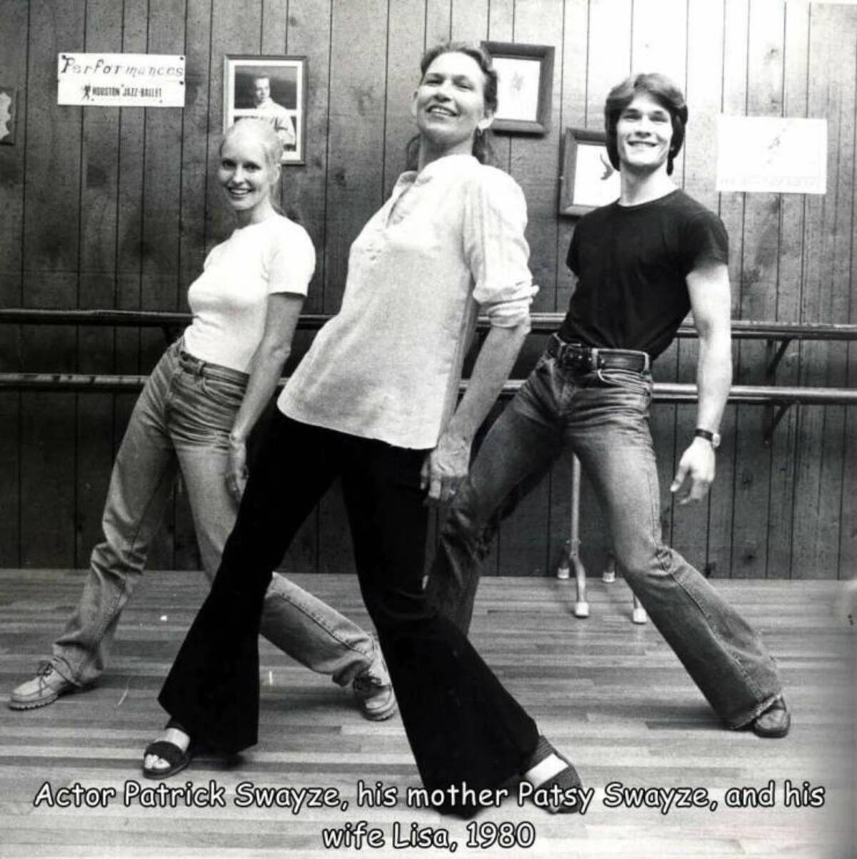 patrick swayze lisa niemi - Performances Houston JazzBallet Actor Patrick Swayze, his mother Patsy Swayze, and his wife Lisa, 1980