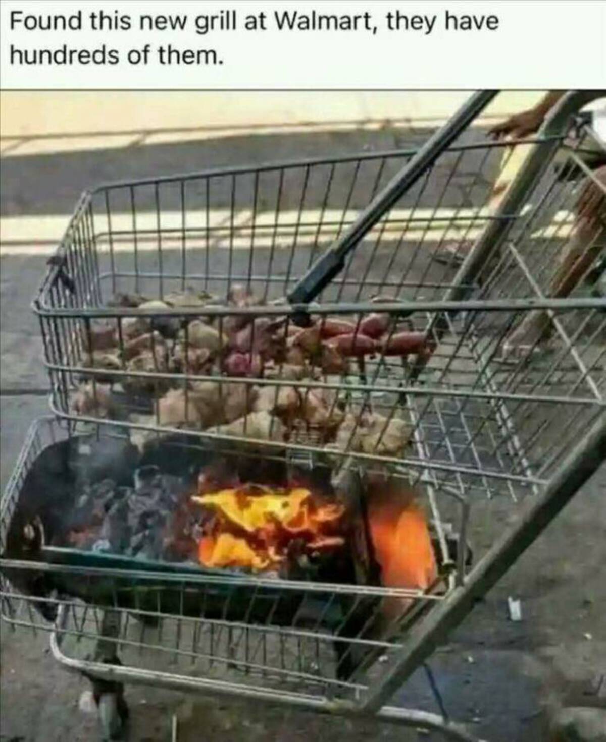 grilling - Found this new grill at Walmart, they have hundreds of them.