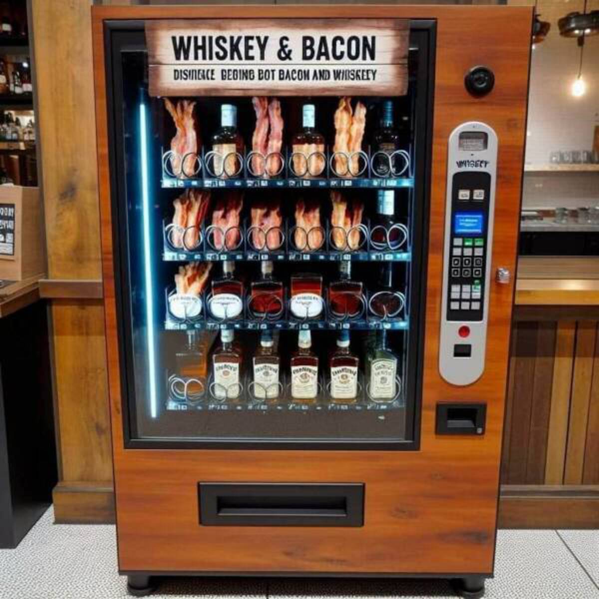 vending machine - 5410 Whiskey & Bacon Disinence Beding Bot Bacon And Whiskey cococoooooo 000000 61 Corn W100 M Wisect 1100