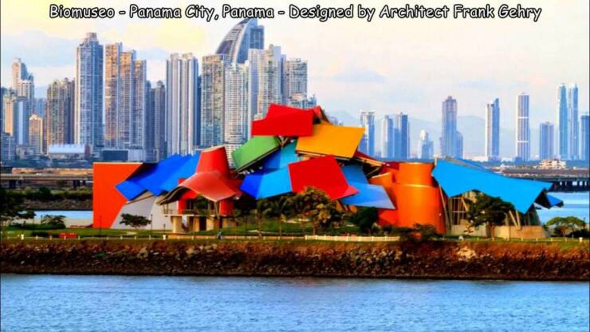 Biomuseo Panama City, Panama Designed by Architect Frank Gehry