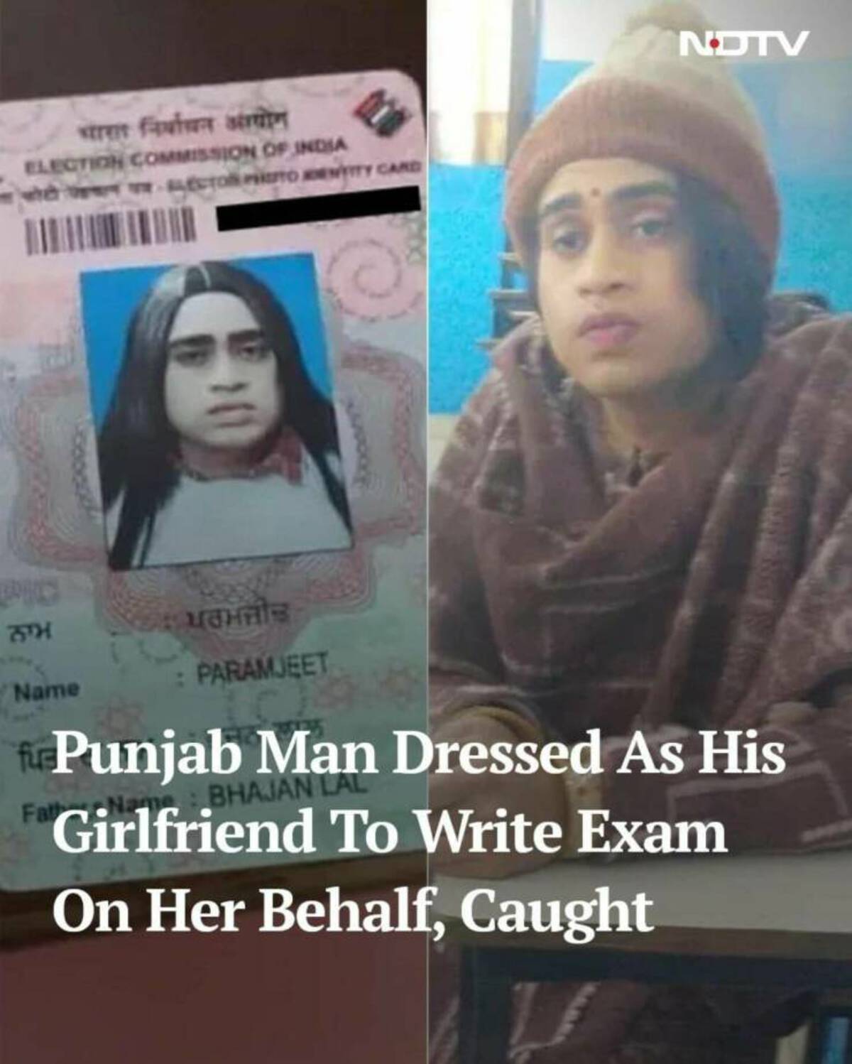 rock & roll hall of fame - Election Commission Of India Name Sector To Entity Card Paramjeet Supocke Ndtv fur Punjab Man Dressed As His Fall Name Bhajan Lal Girlfriend To Write Exam On Her Behalf, Caught