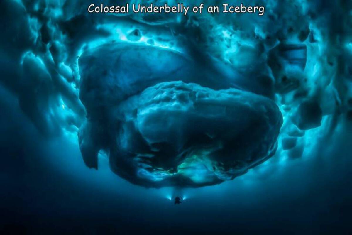 Colossal Underbelly of an Iceberg