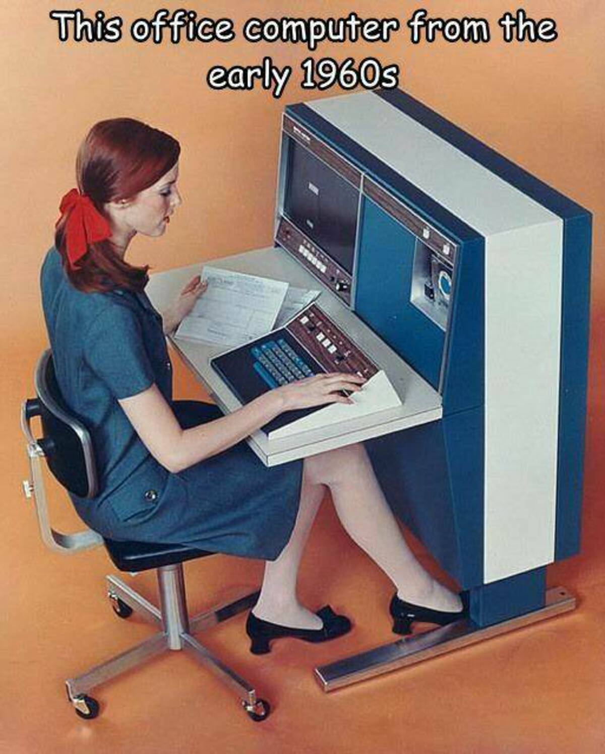 1970s computers - This office computer from the early 1960s Sessss
