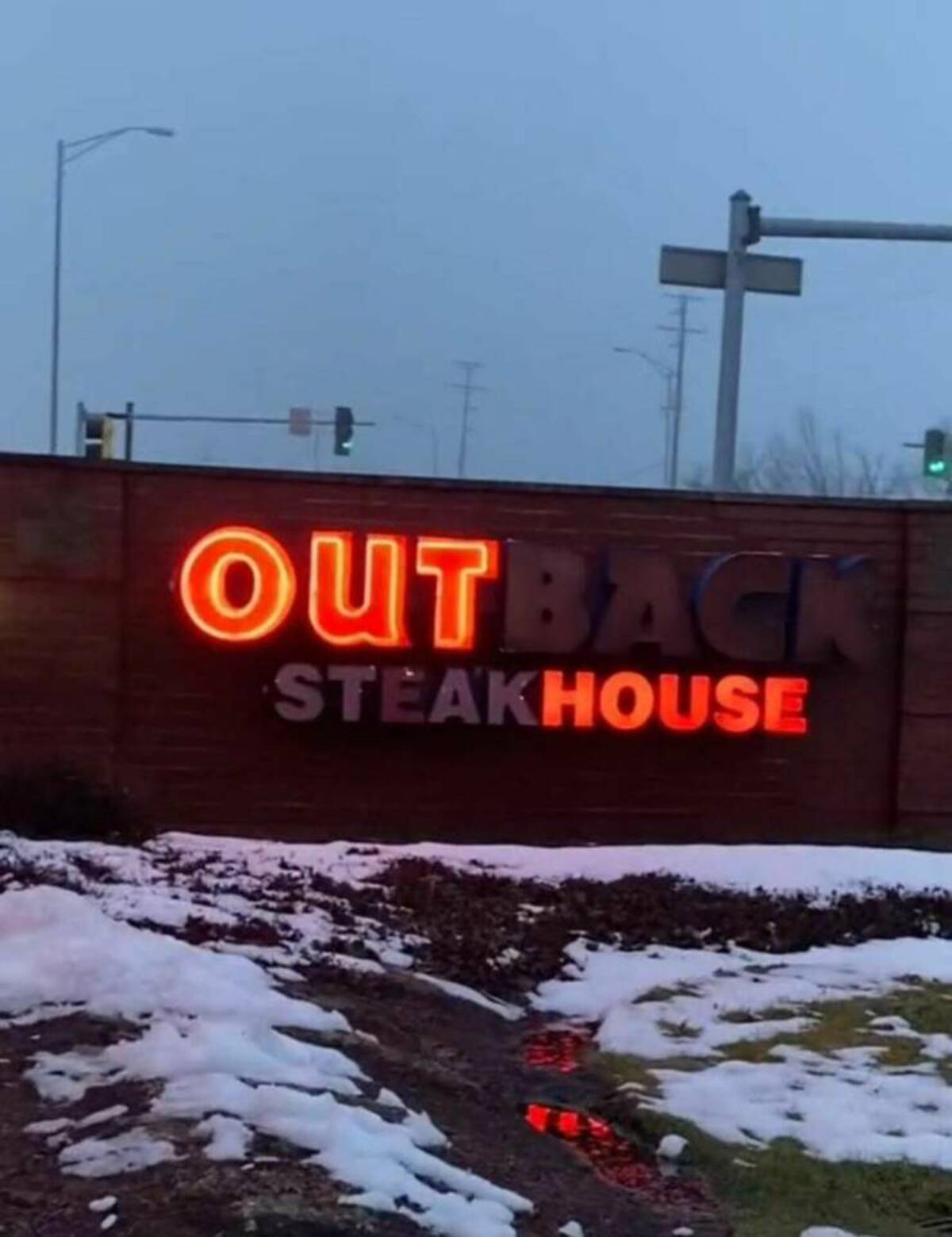 snow - Outback Steakhouse