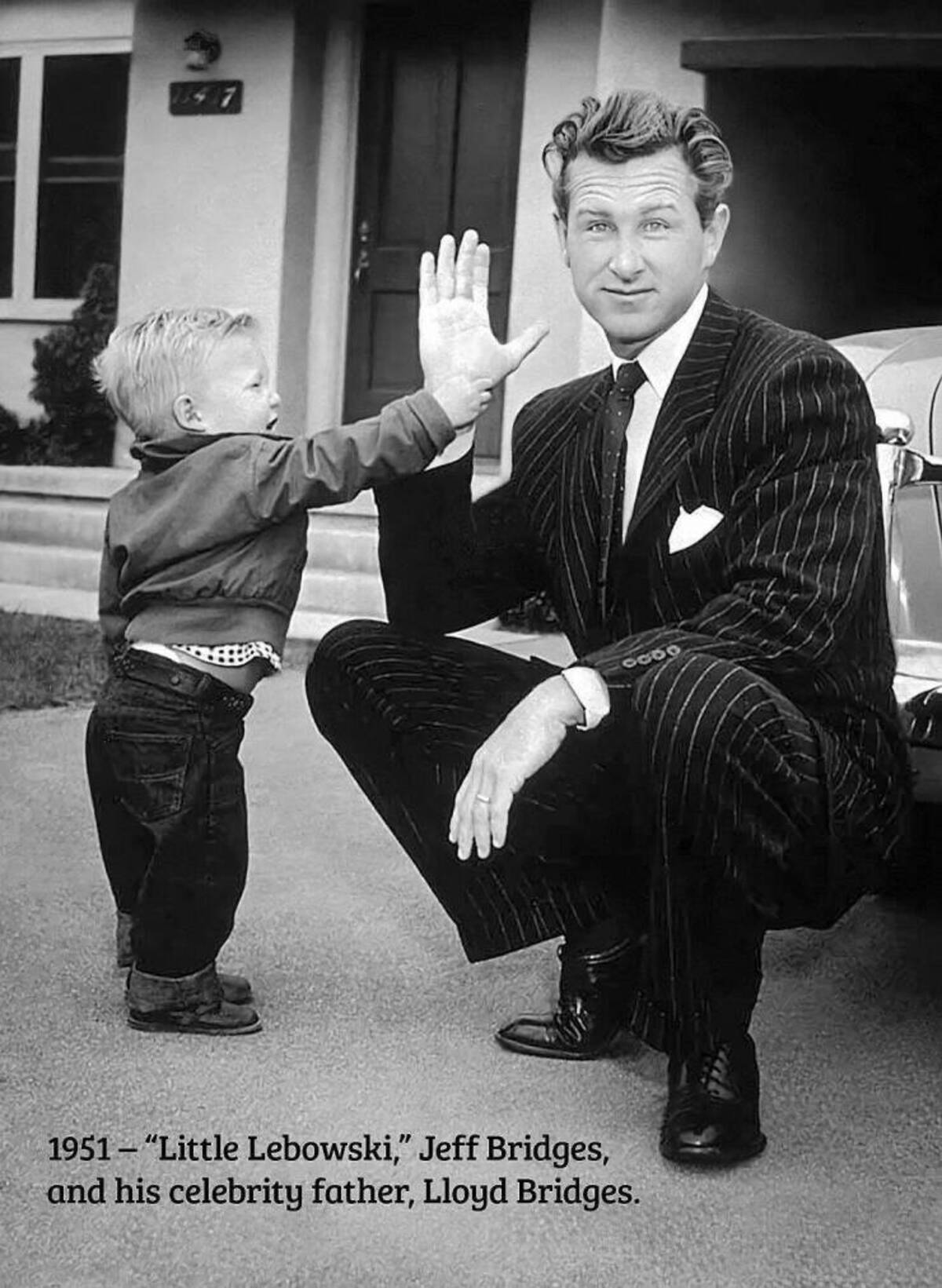 lloyd bridges young - 0000 1951 "Little Lebowski," Jeff Bridges, and his celebrity father, Lloyd Bridges.