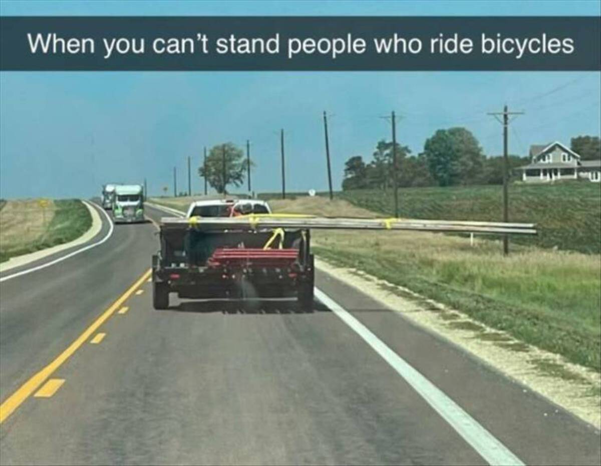asphalt - When you can't stand people who ride bicycles