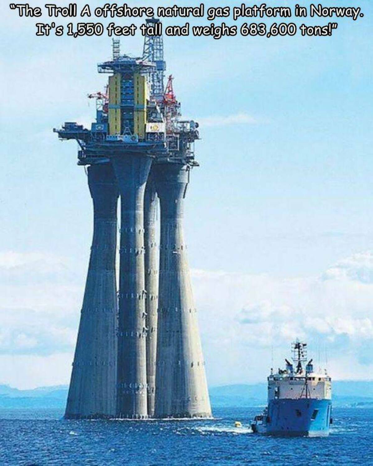 largest oil rig -