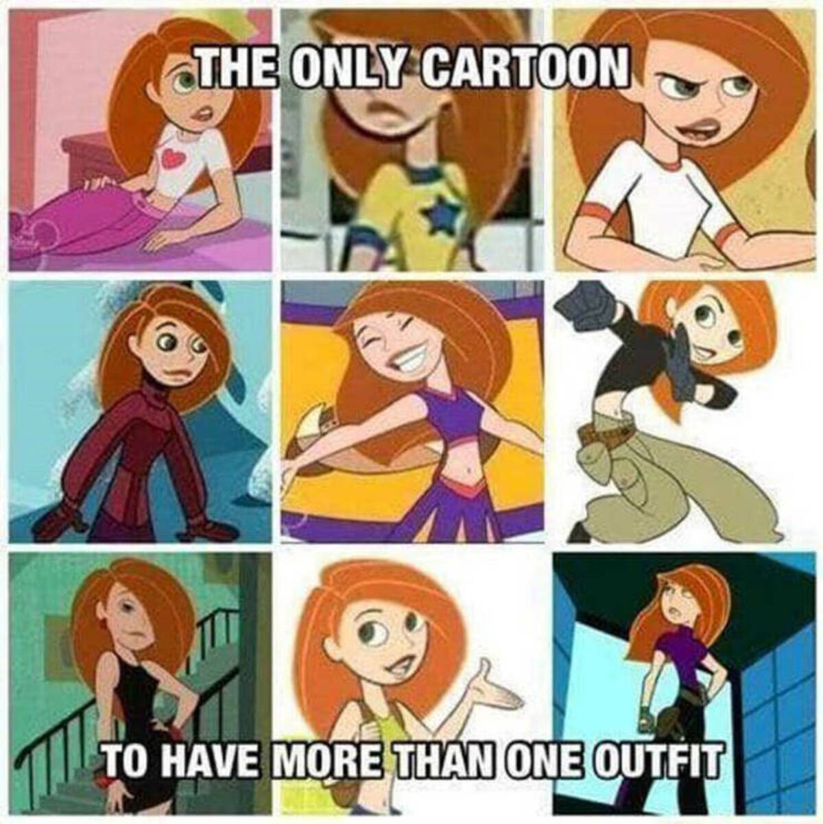 kim possible games - The Only Cartoon To Have More Than One Outfit