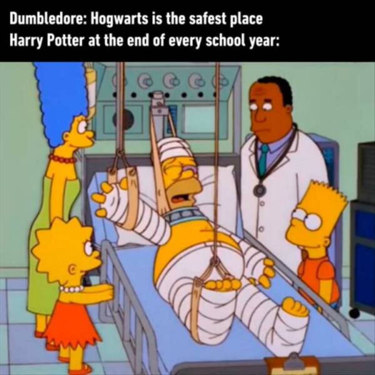 hogwarts the safest place - Dumbledore Hogwarts is the safest place Harry Potter at the end of every school year