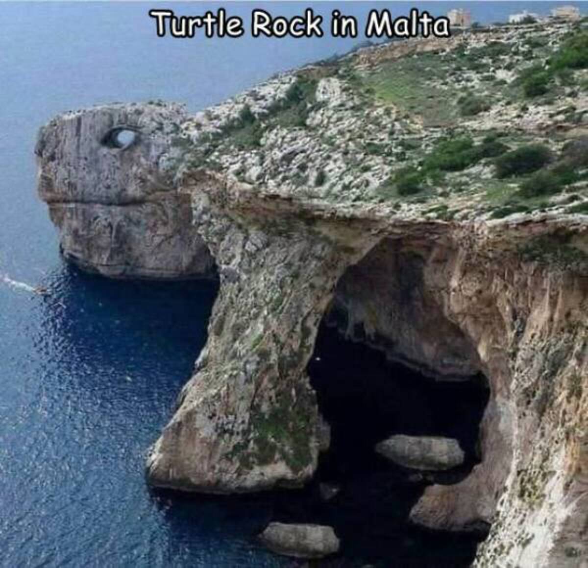 turtle rock malta - Turtle Rock in Malta