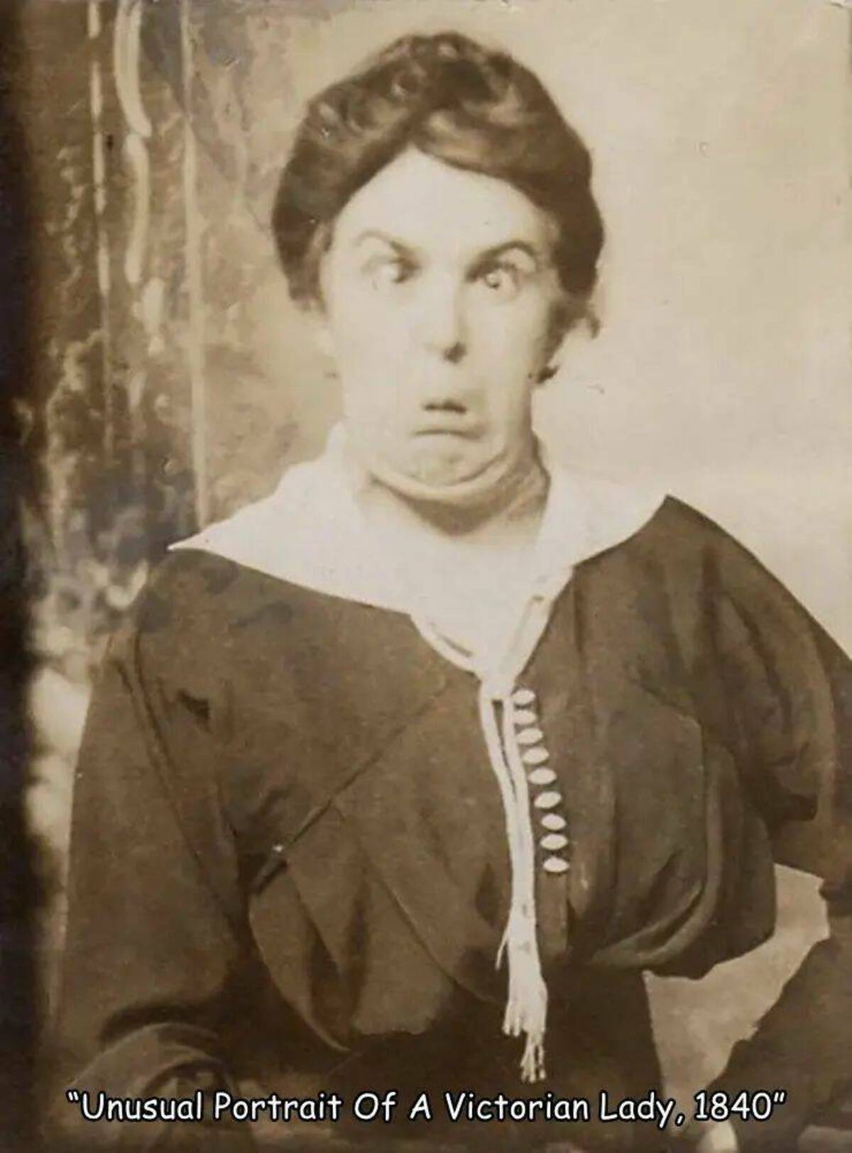 victorian old photographs - "Unusual Portrait Of A Victorian Lady, 1840"