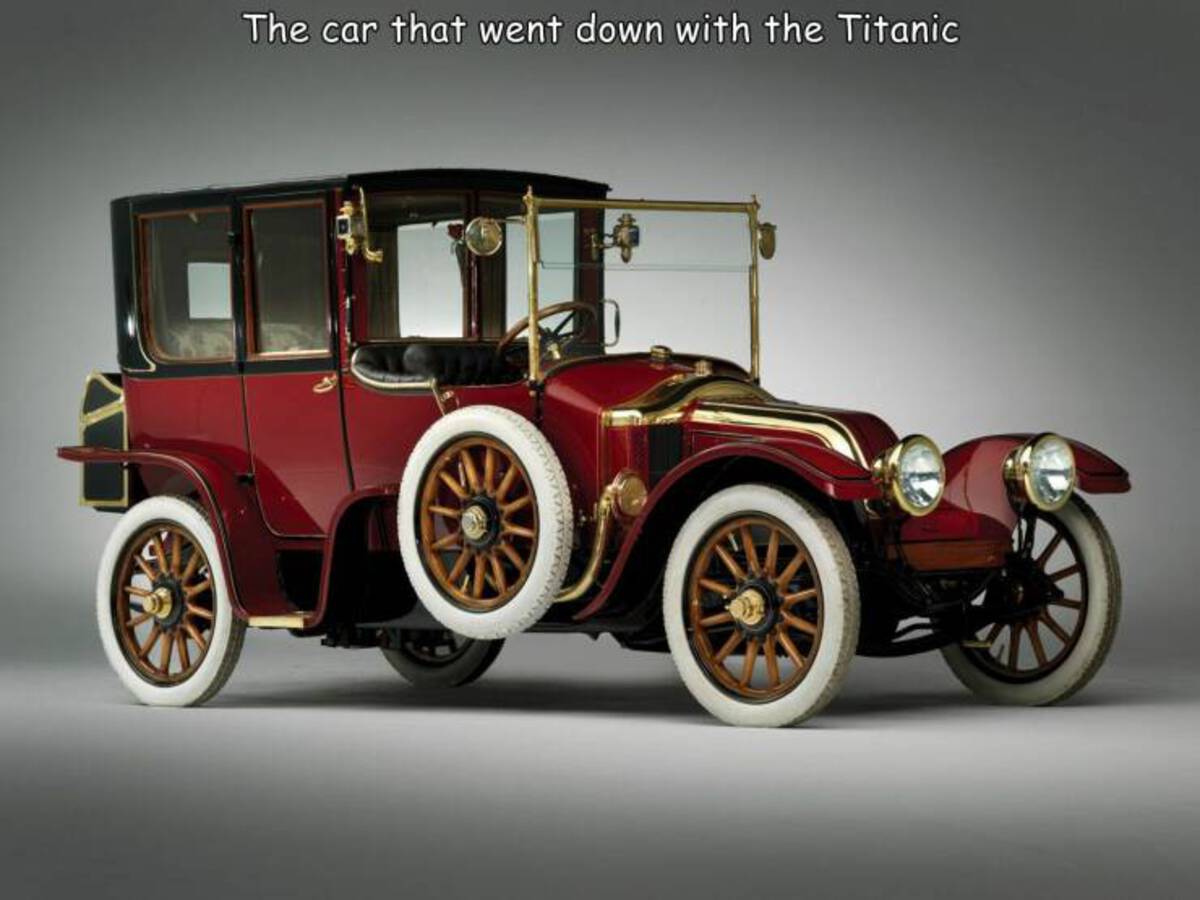 renault type cb coupé de ville - The car that went down with the Titanic