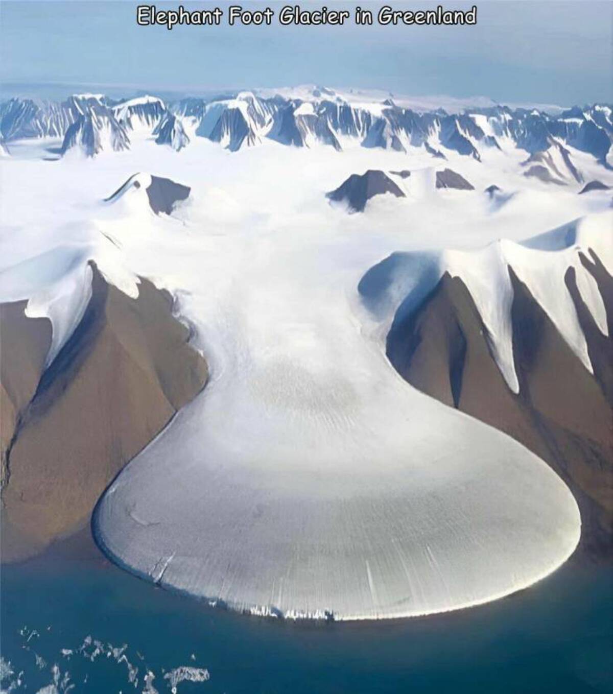 you pulled out right - Elephant Foot Glacier in Greenland