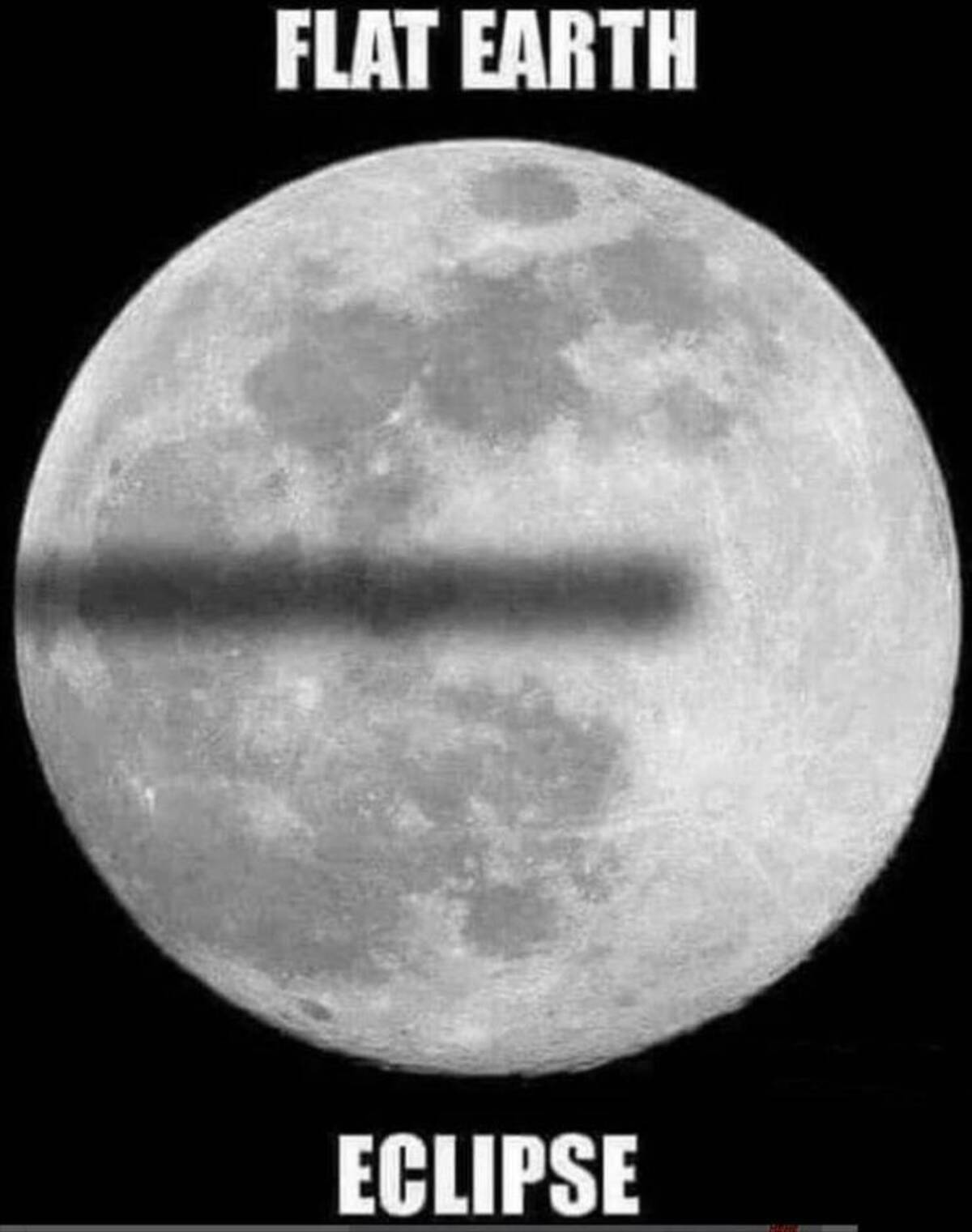 moon - Flat Earth Eclipse