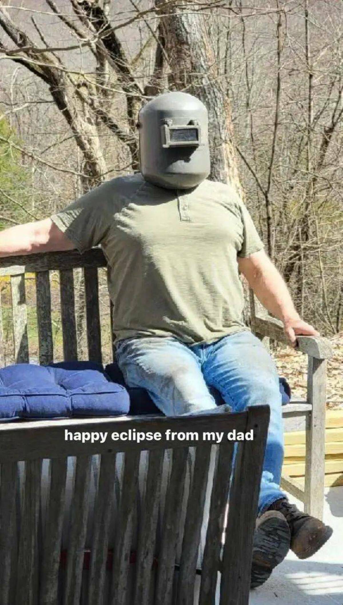 tree - happy eclipse from my dad