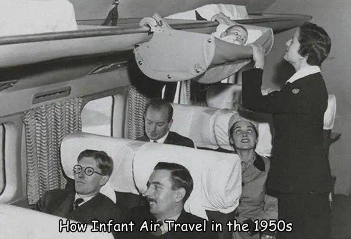 car - How Infant Air Travel in the 1950s