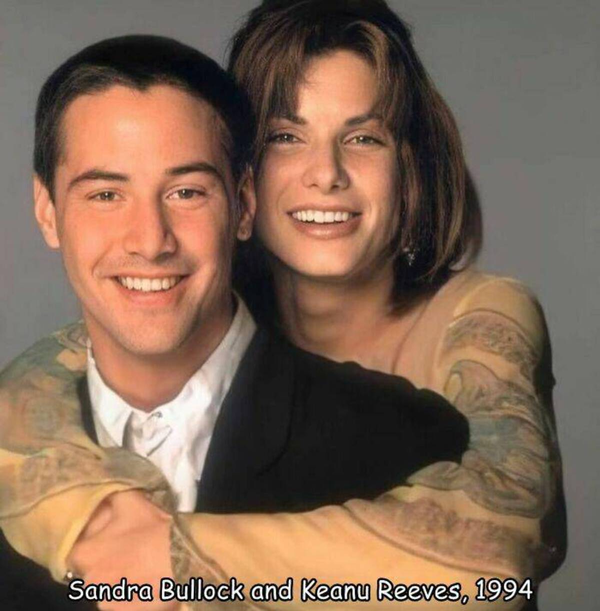 sandra bullock keanu reeves 1994 - Sandra Bullock and Keanu Reeves, 1994
