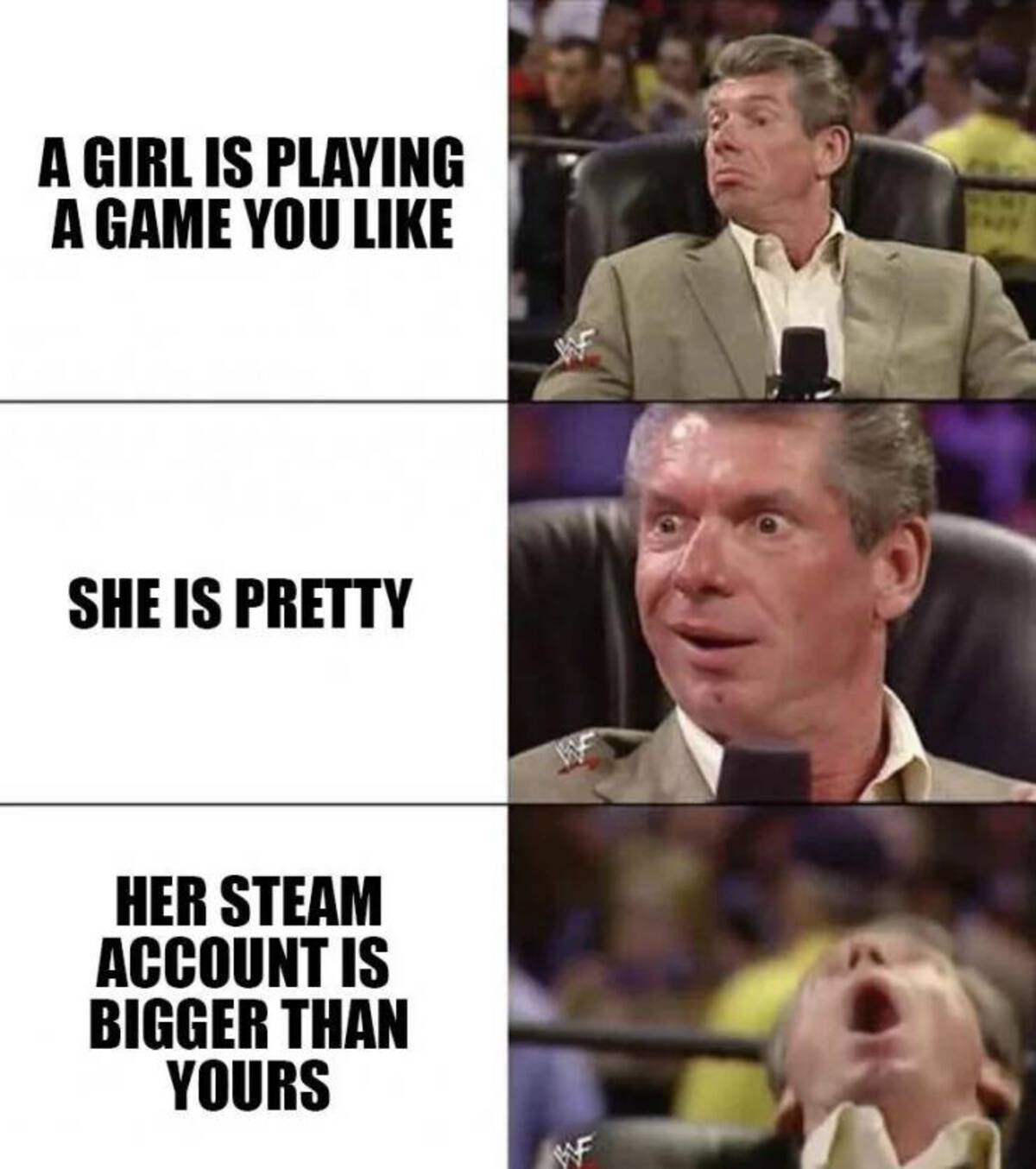 photo caption - A Girl Is Playing A Game You She Is Pretty Her Steam Account Is Bigger Than Yours F