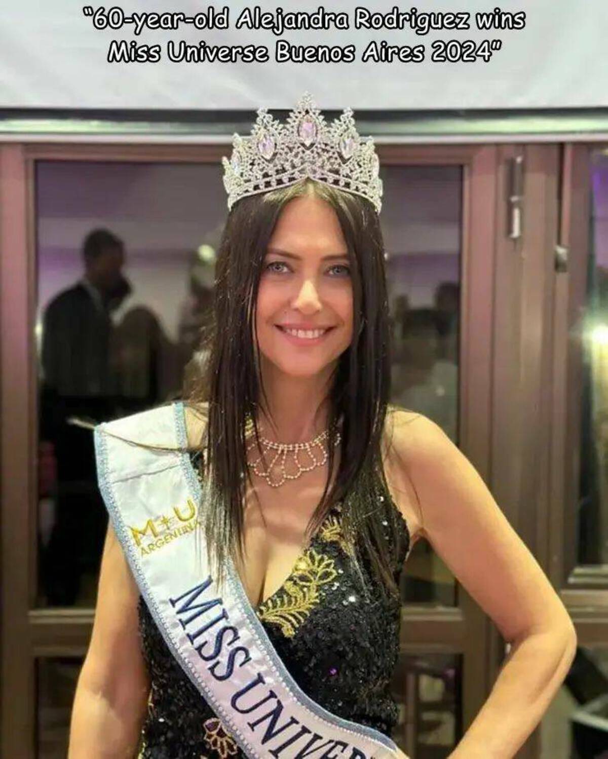 Miss Argentina - "60yearold Alejandra Rodriguez wins Miss Universe Buenos Aires 2024" Meu Argentina Miss Univ
