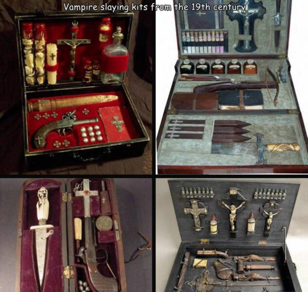 vampire 1900s - Vampire slaying kits from the 19th century