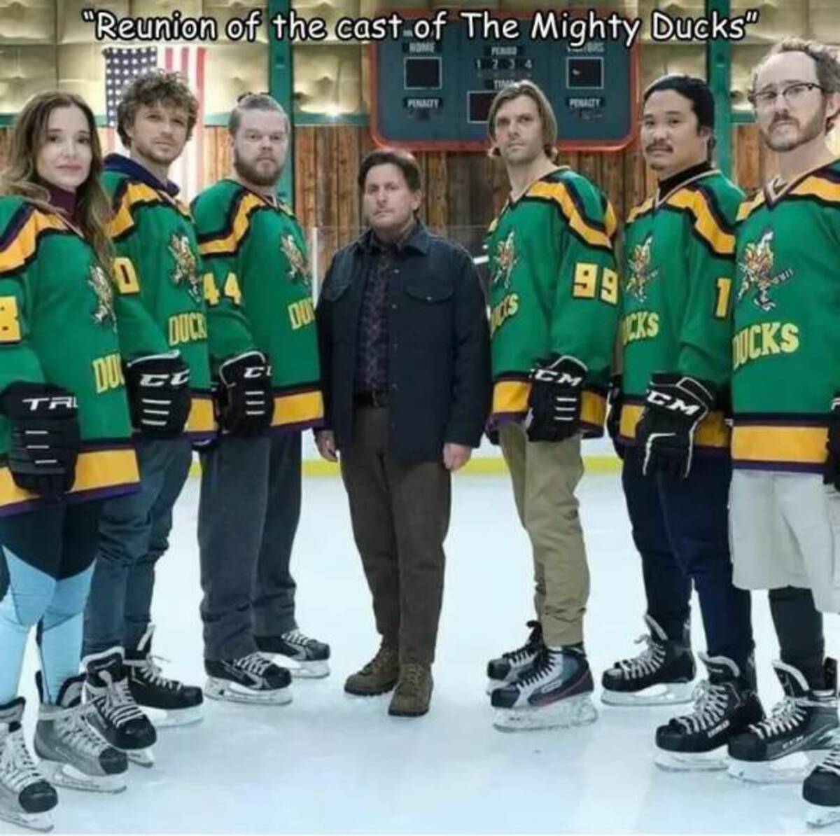 mighty ducks - "Reunion of the cast of The Mighty Ducks" Tr Du Duck Du Penalty Penalty 99 Cks Cm 12 Ucks