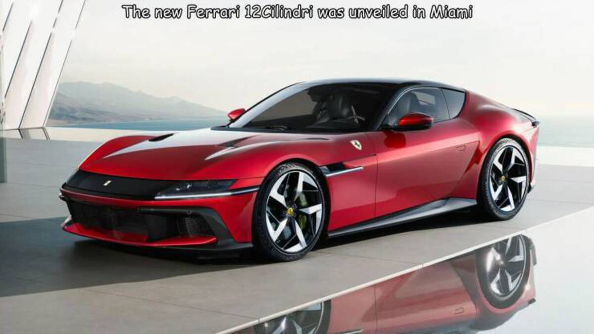 Ferrari - The new Ferrari 12Cilindri was unveiled in Miami