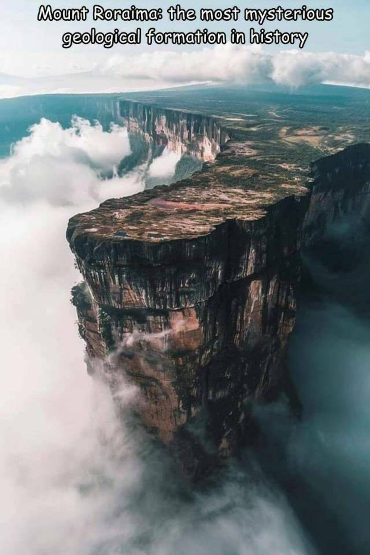 cliff - Mount Roraima the most mysterious geological formation in history