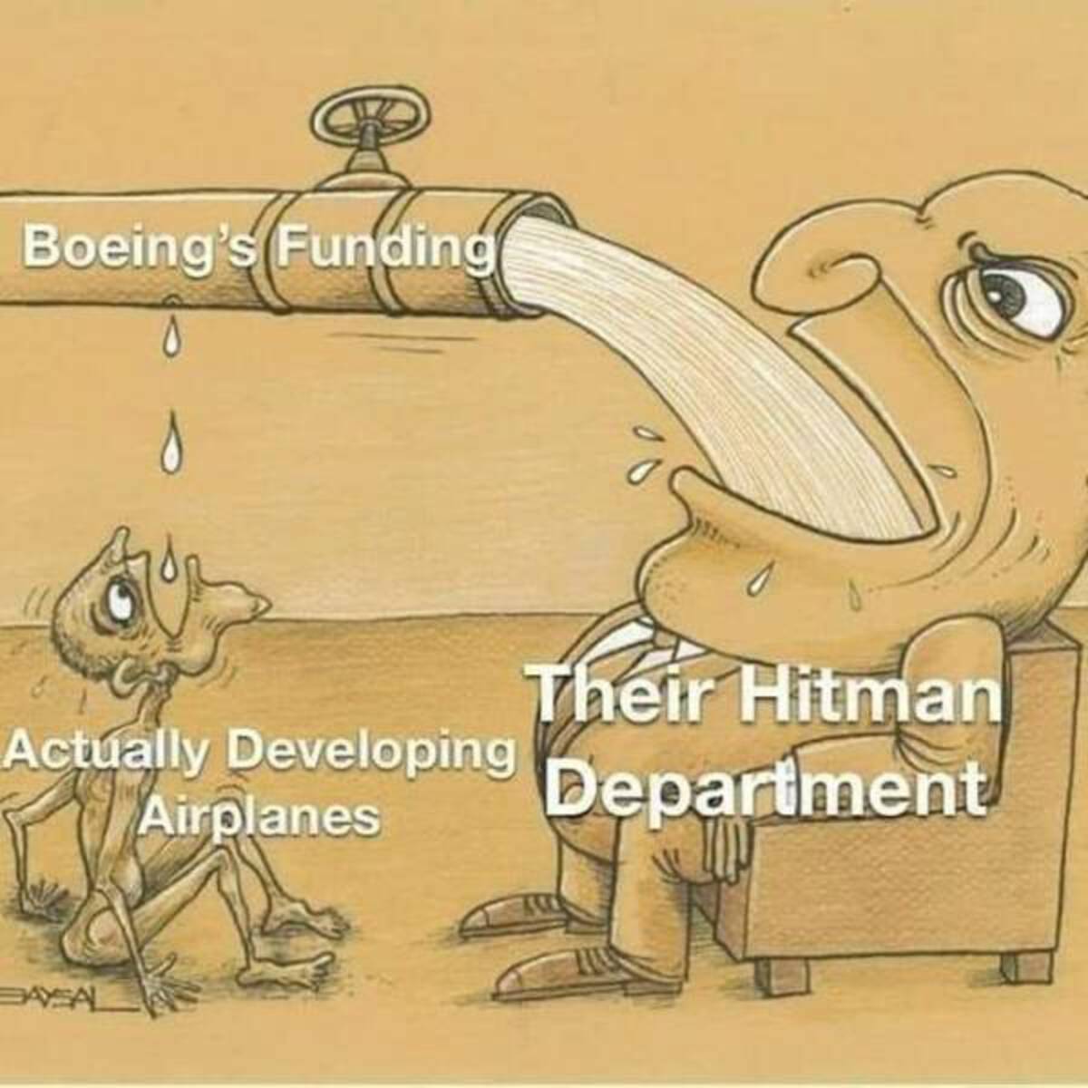 meme neymar professores - Boeing's Funding Their Hitman Actually Developing Airplanes Department Baysal