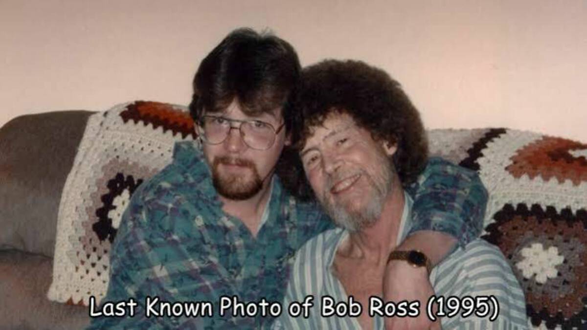 bob ross last - Last Known Photo of Bob Ross 1995