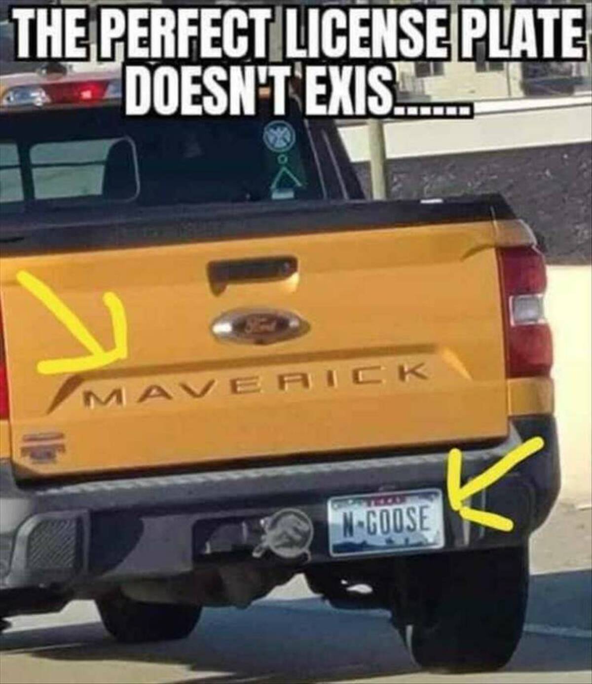 maverick and goose license plate - The Perfect License Plate Doesn'T Exis..... Maverick NGoose