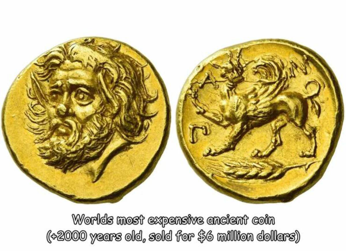 panticapaeum stater - Worlds most expensive ancient coin 2000 years old, sold for $6 million dollars