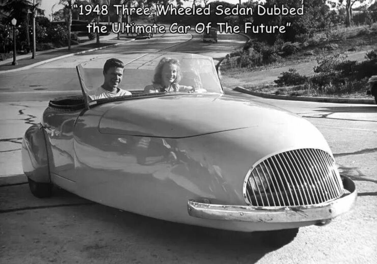 kurtis california thorne - "1948 ThreeWheeled Sedan Dubbed the Ultimate Car Of The Future"