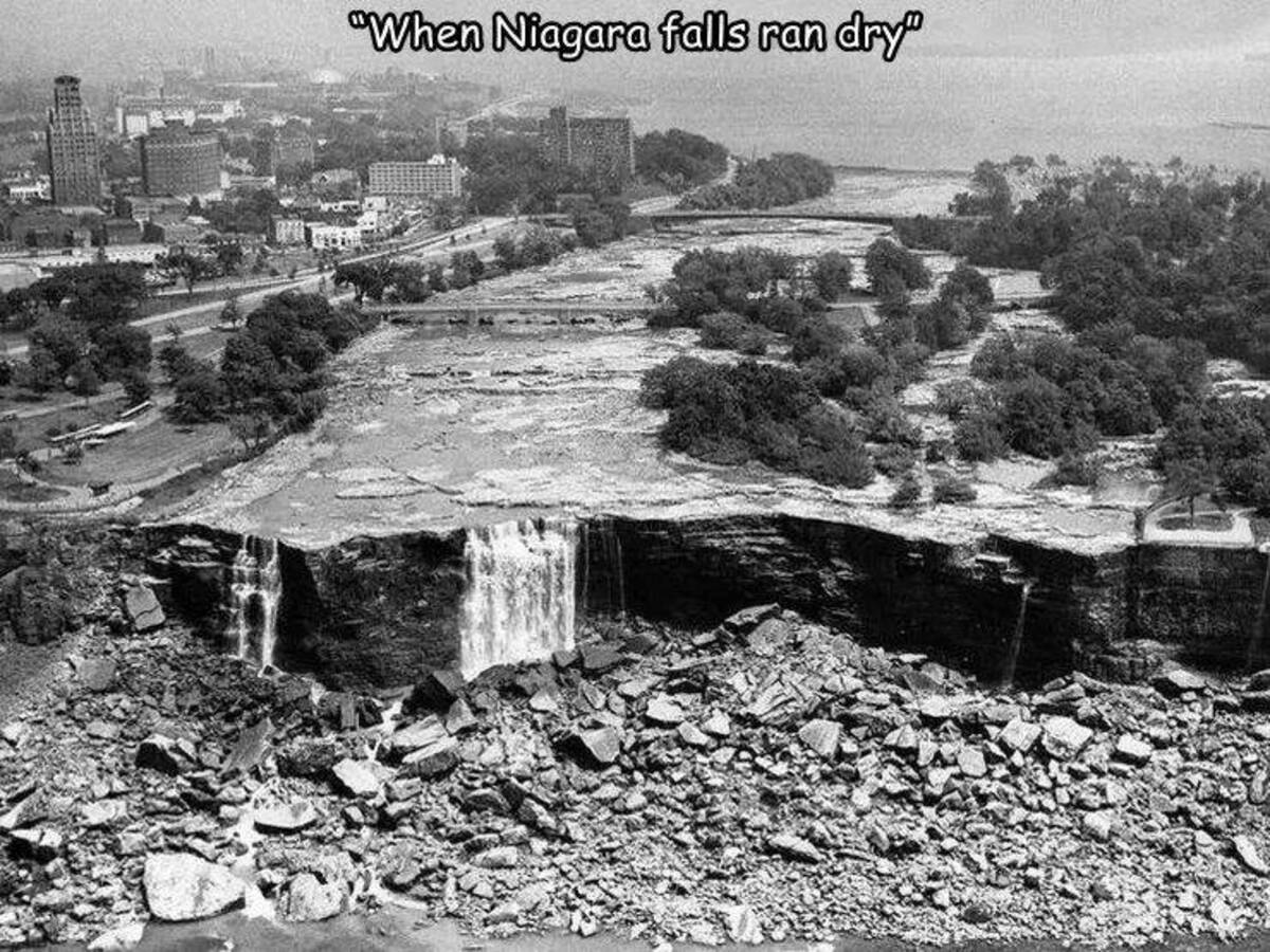 niagara falls dried up 1969 - "When Niagara falls ran dry"