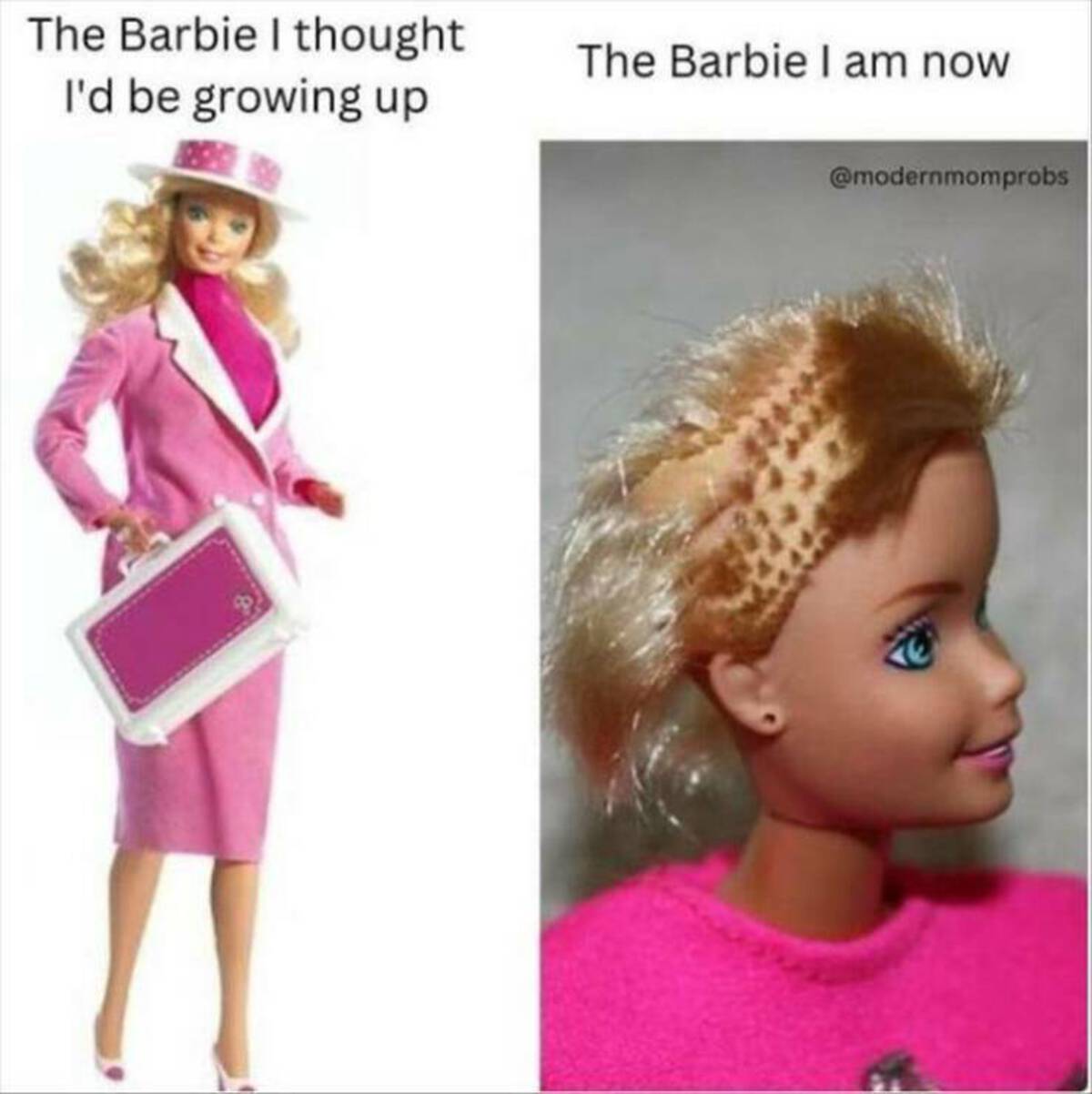 day to night barbie - The Barbie I thought I'd be growing up The Barbie I am now