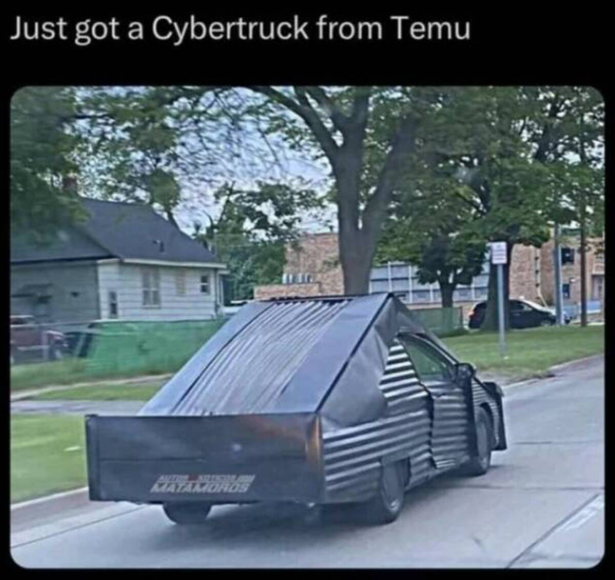 Tesla Cybertruck - Just got a Cybertruck from Temu Hallrs Witkoljom Matamoros