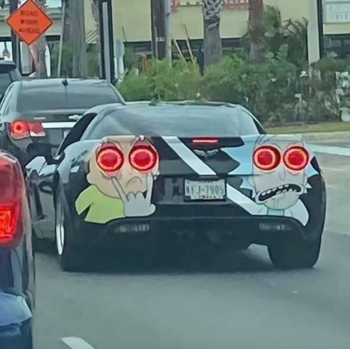 rick and morty tail lights